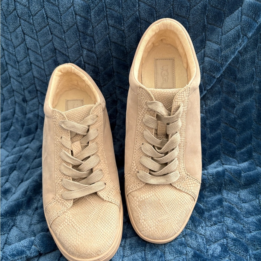 Ugg Australian Tan Suede Trainer, Karina Snake Variant, size 8.5 - Picture 6 of 6
